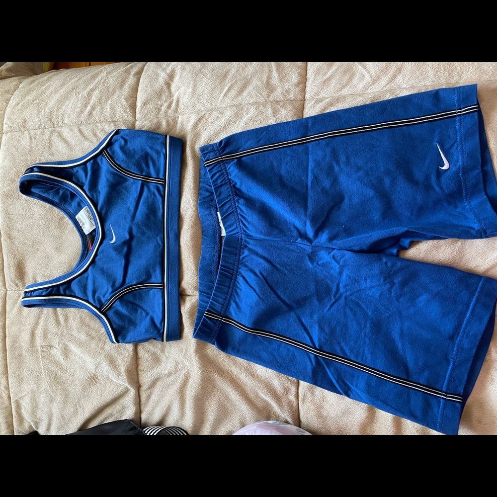 Womens Nike Biker Short Set